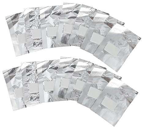 Mikinona 400 Pièces feuille de dissolvant pour les ongles gel à ongles gel de moulage des ongles nail polish remover eponge ongle papillote ongle à ongles outil de retrait des ongles