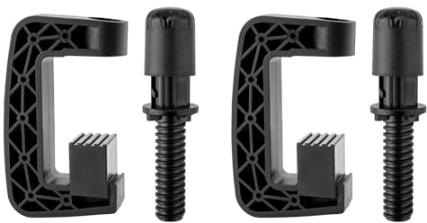 YIBEICO 2pcs Steering Wheel Fixing Clamp for Logitech G25 G27 G29 G920 G923, Replacement Fixed Clamp Clip Screw Bolt