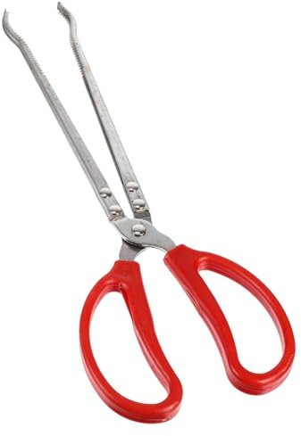 HOLIDYOYO Pinza Multifunzionale Per Afferraggio Granchi e Anguille in Acciaio Inossidabile Con Impugnatura in Pinze Lunghe Resistenti Per Pesca e Attività Outdoor Come Campeggio e Barbecue