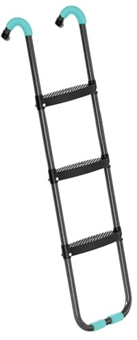 96cm Scala Per Trampolino Da Giardino E Patio A 3 Gradini Per Trampolini 6FT-16FT, Scala In Acciaio Antiruggine Con Ampi Gradini Antiscivolo, Accessori Per Trampolini
