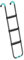 96cm Scala Per Trampolino Da Giardino E Patio A 3 Gradini Per Trampolini 6FT-16FT, Scala In Acciaio Antiruggine Con Ampi Gradini Antiscivolo, Accessori Per Trampolini
