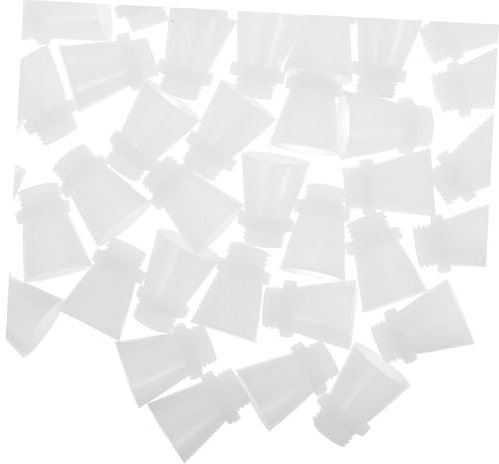 Hoement 50 Ugelli Di Ricambio Per Estintori 1kg Ugello a Tromba in Plastica, Accessori Per Estintori Per Uso Domestico e Ufficio, Componenti Sostituibili Per Migliorare L'efficienza Dello Spegnimento