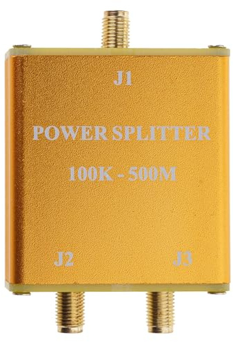 JDNH Divisor de potencia de 2 vías de frecuencia de 100 K-500 MHz, divisor de potencia, divisor de cable, divisor hembra, combinador Sma