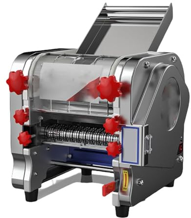 TT-YEC Macchina per Pasta Elettrica Professionale da Tavolo, Macchina per Pasta in Acciaio Inossidabile, Spessore Regolabile, Macchina per Impastare E Mescolare L'Impasto Due in Uno,A