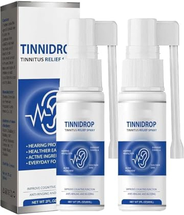 Spray anti-acouphènes : Réduit les bruits d’oreille, offre un soin doux et améliore l’audition.