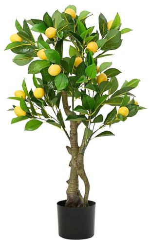 TidyardLimonero Artificial 234 Hojas 90 cm Verde