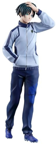 Rin Itoshi/Itoshi SAE Action Figure Statua Anime ShidouRyuusei Figure in Costumi da calcio, Statua Anime in PVC, 18 cm/19 cm