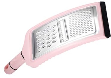 IWOWHERO Rallador De Acero Inoxidable Para Verduras De Cocina Multifuncional, Tamaño Mediano, Color Rosa, Herramienta De Corte Práctica Para Rallado Rápido y Eficaz Preparación De Alimentos