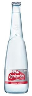 Eau minérale naturelle gazeuse Lanjarón, bouteille en verre consigné de 50 cl, lot de 20