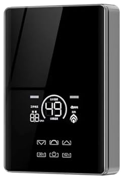 Scaldabagno istantaneo, Termostato For Scaldabagno Istantaneo Senza Serbatoio Doccia Elettrica Intelligente 5500/7000W For Bagno Cucina(Black 7000W)
