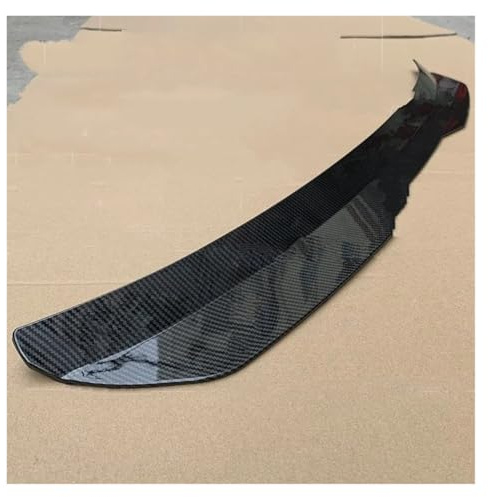 Alerón Techo Trasero Alerón Techo Color Carbono para Seat para Leon St para Cupra Mk3 Mk3 2013-2021, Extensión Alerón Trasero Superior Spoiler(Aspecto de Fibra de Carbono.)