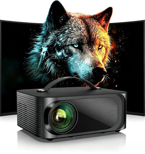 Videoprojecteur-4K Compatible Netflix avec 800+ Apps pour Home Cinéma | Retroprojecteur ONOAYO avec Dolby, Haute Luminosité, 1080P HDR10, WiFi6 Bluetooth 5.4, Focus Électrique, Keystone pour salon