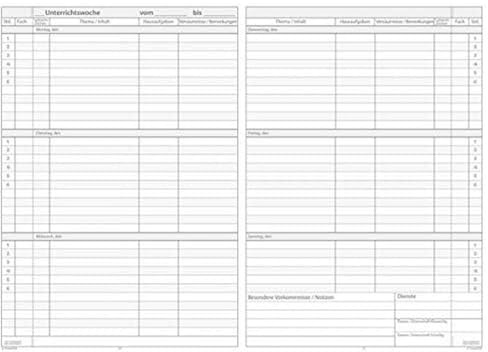 TimeTEX Klassenbuch A4-Plus, SEK + GS