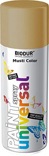 Sprühlack Felgenspray lackspray Sprühdose Spraylack Glänzend Dark Gold RAL1036