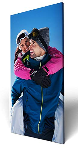 wandmotiv24 Leinwandbild - Foto auf Leinwand mit Online-Vorschau - personalisierte Wanddeko - Bild mit Wunschmotiv - Fotogeschenk - 40x80 c