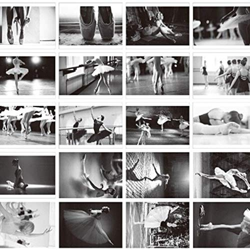 Fliyeong 30 Stück Vintage Retro Traum Ballett Postkarten EIN Satz Ballett Tänzer Postkarten zum Sammeln wert Gruß kostengünstig und langlebig