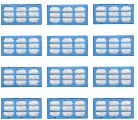Rediboom Lot de 12 cartouches filtrantes de rechange compatibles avec les fontaines d'eau potable pour chat et chien, filtre de purification d'eau