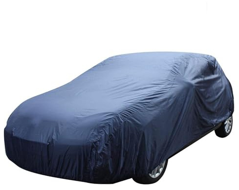 Autoabdeckung Vollgarage Abdeckplane (Atmungsaktiv) Schutz gegen Vereisung & Verschmutzung im Winter & Sommer (M-XXL), Größe:L/XL