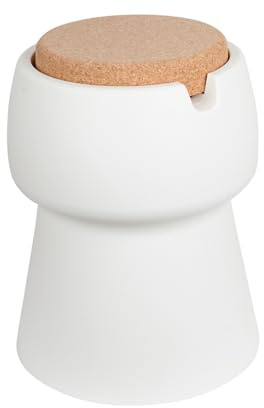 JOKJOR - Champ Hocker Weiss in Form eines Champagnerkorkens