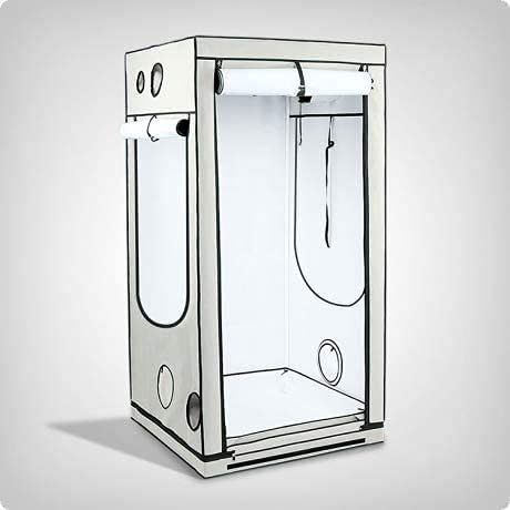 Weedness HOMEbox Ambient Q100+ Growbox - Tenda da coltivazione per serre, 100 x 100 x 220 cm