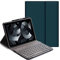 YHFZR Tastatur Hülle for Lenovo Legion Y700 - (QWERTY Layout), Ultradünn Flip Entfernbar Drahtloser Keyboardständer Ledertasche für Lenovo Legion Y700 8,8 Zoll Tablet, Grün