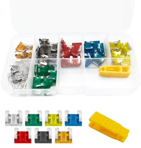 70Pcs Car Fuses Assortment Kit, Upgraded Blade Fuses Automotive- Standard & Mini & Low Profile Mini Fuse (3A 5A 7.5A 10A 15A 20A 25A 30A 35A) for RV, Car, Truck, Marine, Boat, Motorcycle
