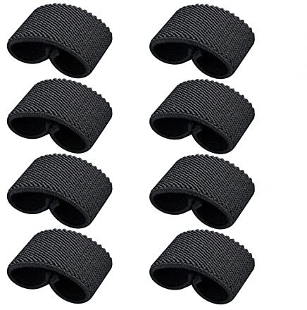 DONGKER Elastische Gürtelschlaufe, 8 Stück Gürtelhalter für Dienstgürtel, Taktische Gürtelschlaufen Halter Band für 1,5 Breite Gürtel/Riemen