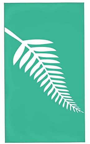 AOOEDM Neuseeland Maori Farn Handtuch 27,5 x 16 Zoll Saugfähiges Handtuch Superfeine Faser Badezimmer Waschlappen