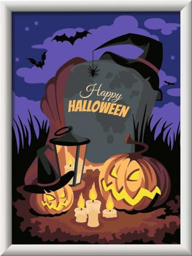 Ravensburger CreArt Halloween Mood - Malen nach Zahlen ab 9 Jahre | Malset mit Rahmen, Pinsel und Acrylfarben, Geschenk für Mädchen und Jungen