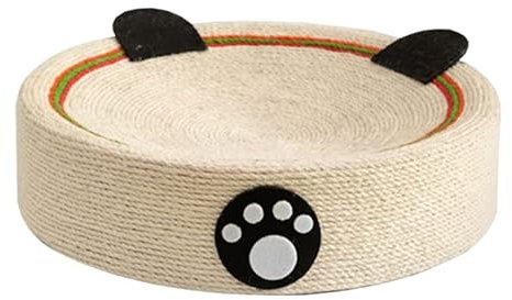 Kratzpappe für Katzen Rundes Katzenkratzbrett Weave Cats Scratching Board Cat House Grinding Claws Cats Training Toys Furniture Supplies Katzenspielzeug