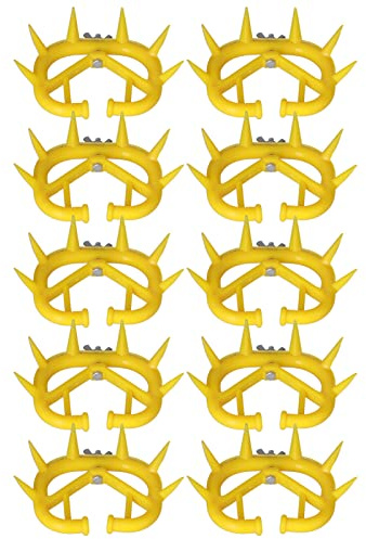 Nasenring aus Kuhnasendorn, Verdickte Nasenabdeckungen, Igel, Kalb, Kuhnasenring, Entwöhnungsnasensporn, Tierentwöhner, Rinder, Kunststoff, 10 Stück, Kalb, Rinder für Rinder,