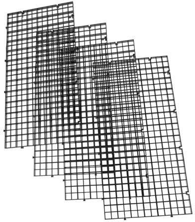 Kisangel 4pcs Aquarium Accessories Tank Bottom Filter Plate for Fish Tank Isolation Divider