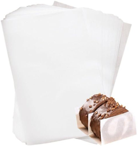 200pcs Rotolo di Torta Separatore di Carta Swiss Roll Border Carte Imballaggio Food Grade Torta di Pane Forno Teglia Carta Oleata