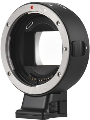 Andoer EF-NEX IV Adapter Ring for Auto Focus Lens Mount USB Upgrade Compatible with Canon EF/EF-S Lenses for Sony A7 A7R A7M3 A7M4 A7M5 A6000 E-Mount Mirrorless Cameras