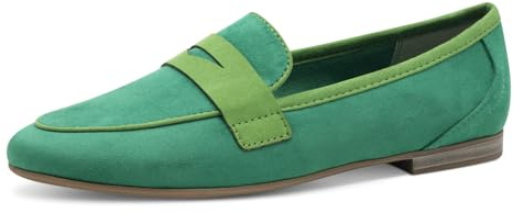 Marco Tozzi Pantofole da Donna con Tacco a Blocco, Vegan, Green Comb, 39 EU