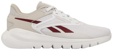 Reebok dam delad flex sneakers, Luxe Grey/Moonstone/Retro Röd, 40 EU, Lyx grå månsten retro röd, 40 EU