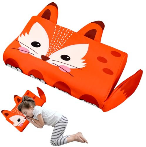 YAOZUP Almohada para Niños, Cojin Bebe con, Almohada Infantil con Funda, Diseño Ergonómico, Transpirable, Hipoalergénico, Ideal para Niños de 3 a 12 Años