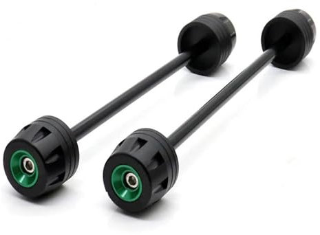SCARXUSV Für Aprilia RS Für Tuono 660 2021-2023 RS660 2022 Motorrad Hinterachse Vorderachse Gabel Crash Sliders Schutz Radnabenschutzblock Motorrad-Stoßstangen-Rahmenschutz(GRÜN)