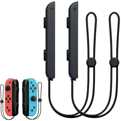 LEIBOCHAO 1 Paar Schalter Gamepad Riemen, Controller Handschlaufen, Tragbares Ersatzzubehör für NS Spiele, Zu verwenden (Metall)