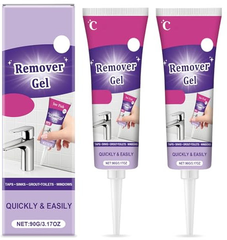 Remover Cleaning Gel,Powerful Household Cleaning Gel Penetrates All Surfaces, Deep Tile Gap & Bathroom and Kitchen Joint Cleane (2PCS)