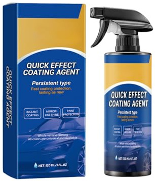 GNAUMORE Auto Schnellbeschichtungsspray,Fortschrittliches Auto-Schnellbeschichtungsspray,Kratzerentferner & Politurspray,3-in-1-Autolack-Schnellspray mit Hohem Schutz(120ML)