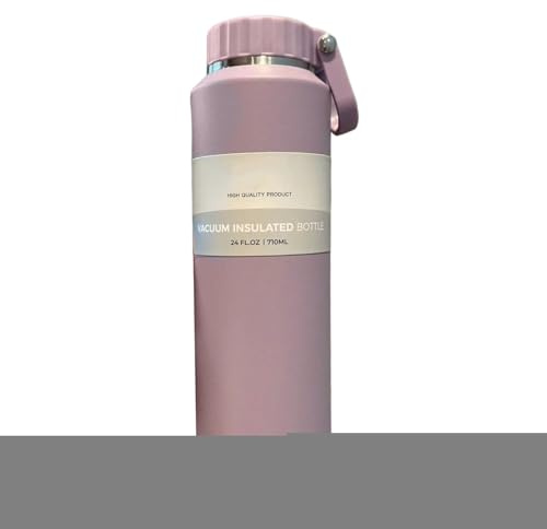 Gourde Isotherme,Gourde de Randonnée en Acier Inoxydable - Gourde Large Ouverture Anti-Fuites 710 ml pour et Adultes Voyage Cyclisme Sports en Extérieur
