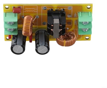 Niceminiwall Filtro DC LC 10A 20A DC 50V Módulo de supresión de interferencias electromagnéticas con circuito de filtro pasivo primario y secundario para fuente de alimentación CC armónica (2A)