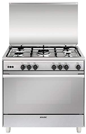 Glem Gas UN965VI cucina Elettrico/Gas Acciaio inox