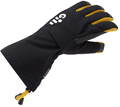 Gill Men's Black Helmsman X-Small High Performance Waterproof Sailing Gloves