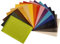 Colour Pack of 12 Craft Sheets of PVC Grained Leatherette (A5 A3 A2) Textured Faux Leather Fabric (A2 (420 x 591 mm))