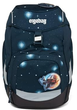 ERGOBAG Prime School Backpack Single Zaino, Gioventù Unisex, AtmosBear (Blu), Taglia Unica