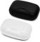 Boîte à Savon de Voyage, Imperméable Porte-Savon en Plastique, boîte à Savon Solide pour Salle de Bain (Noir & Transparent, 2)