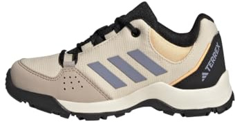 adidas Unisex niños Terrex Hyperhiker Low Hiking Shoes, Sand / Silver Violet / Acid Orange, 36 2/3 EU
