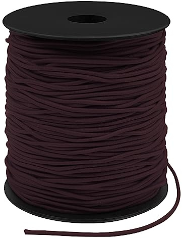 Uiopa Fil Elastique pour Bracelet, 1,5mm x 100m Fil Bracelet Ronde Cordon Elastique pour Perles, Colliers, Fabrication de Bijoux, Artisanat